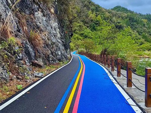 临平彩色沥青道路